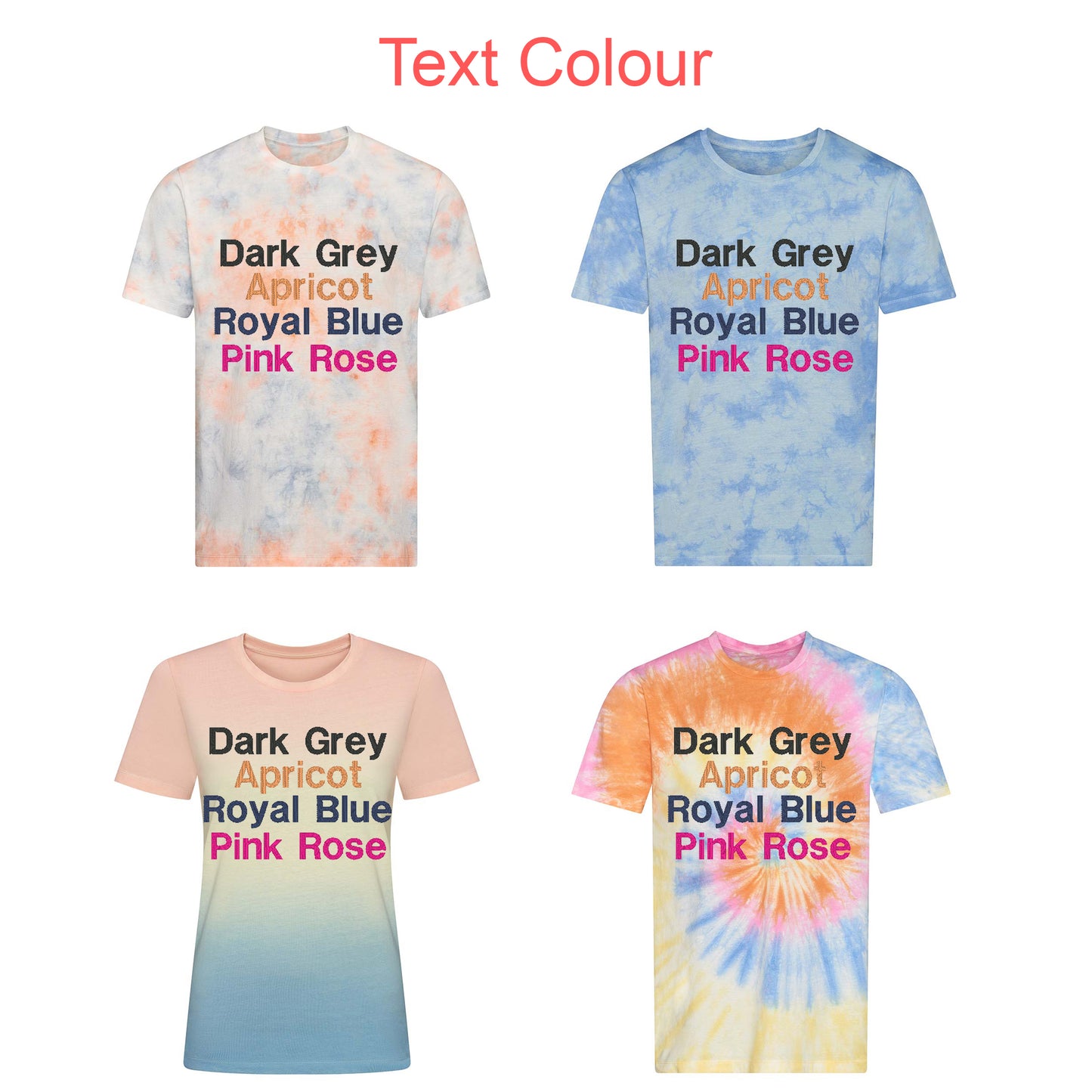 Personalised Unisex Tie-dye Top
