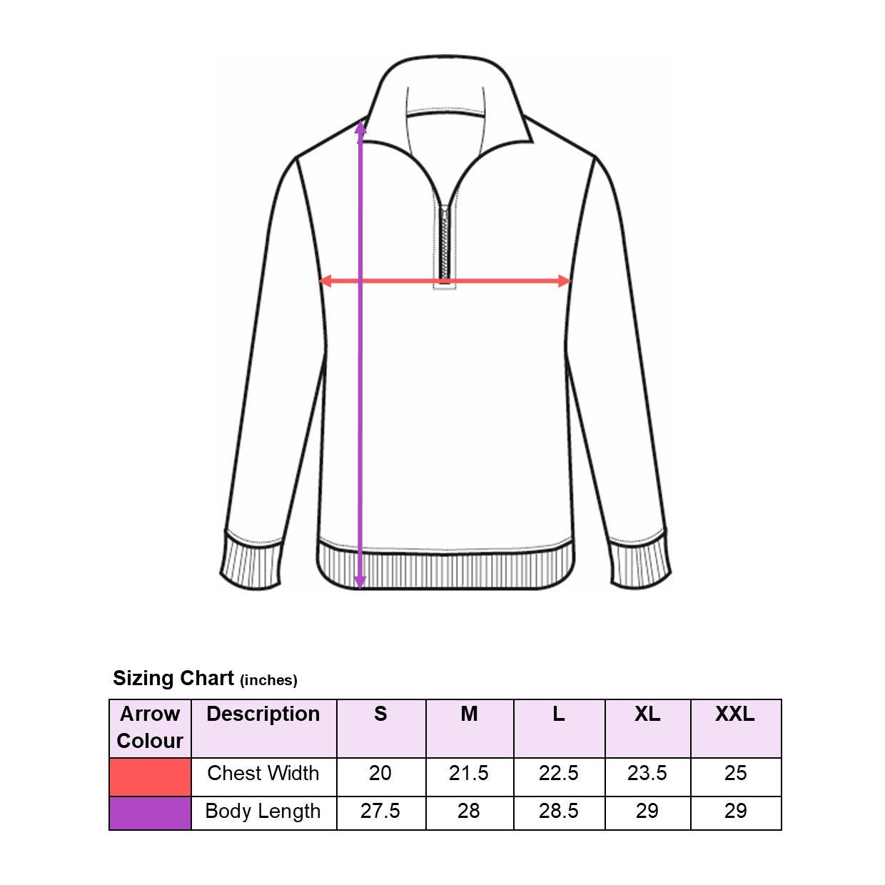 sizing chart