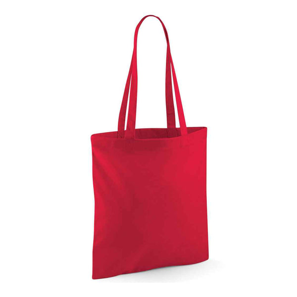 classic red tote