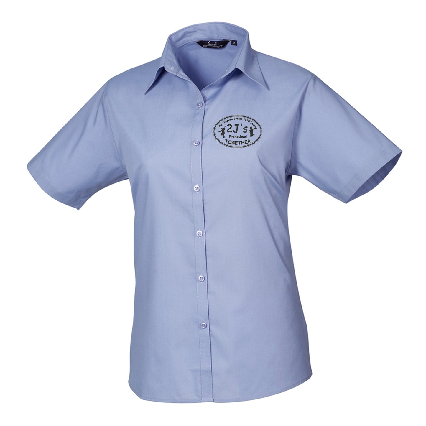 mid blue shirt
