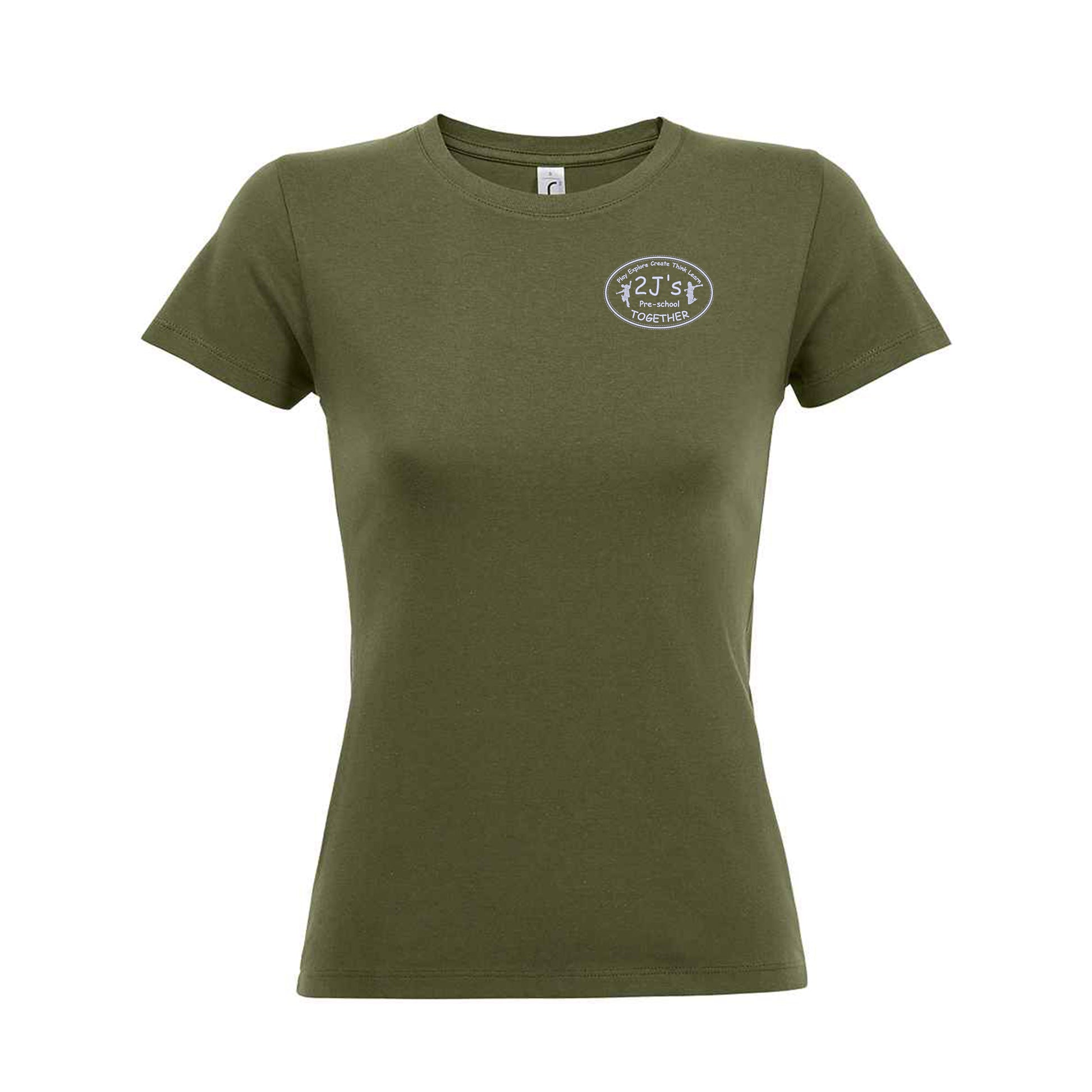 army green top
