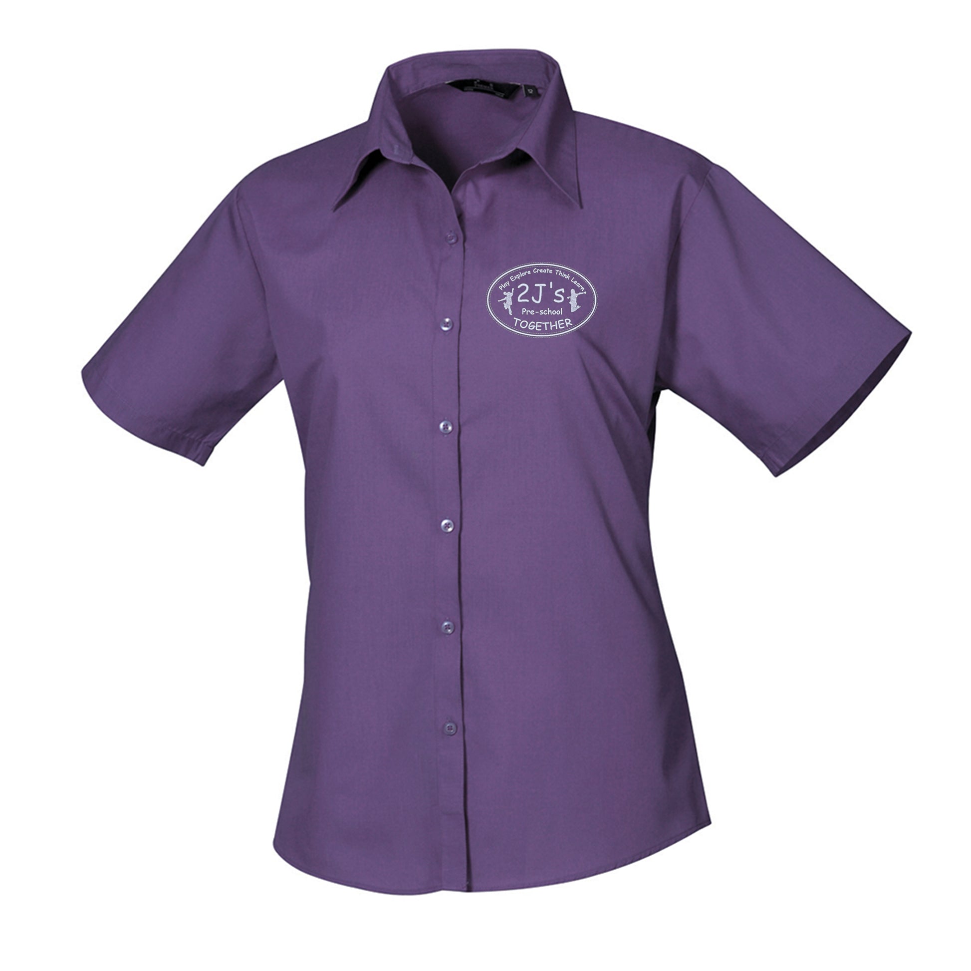 purple shirt