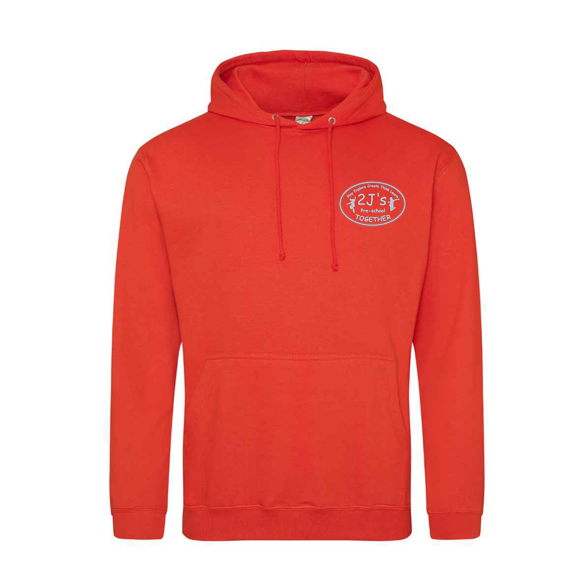 sunset orange hoodie