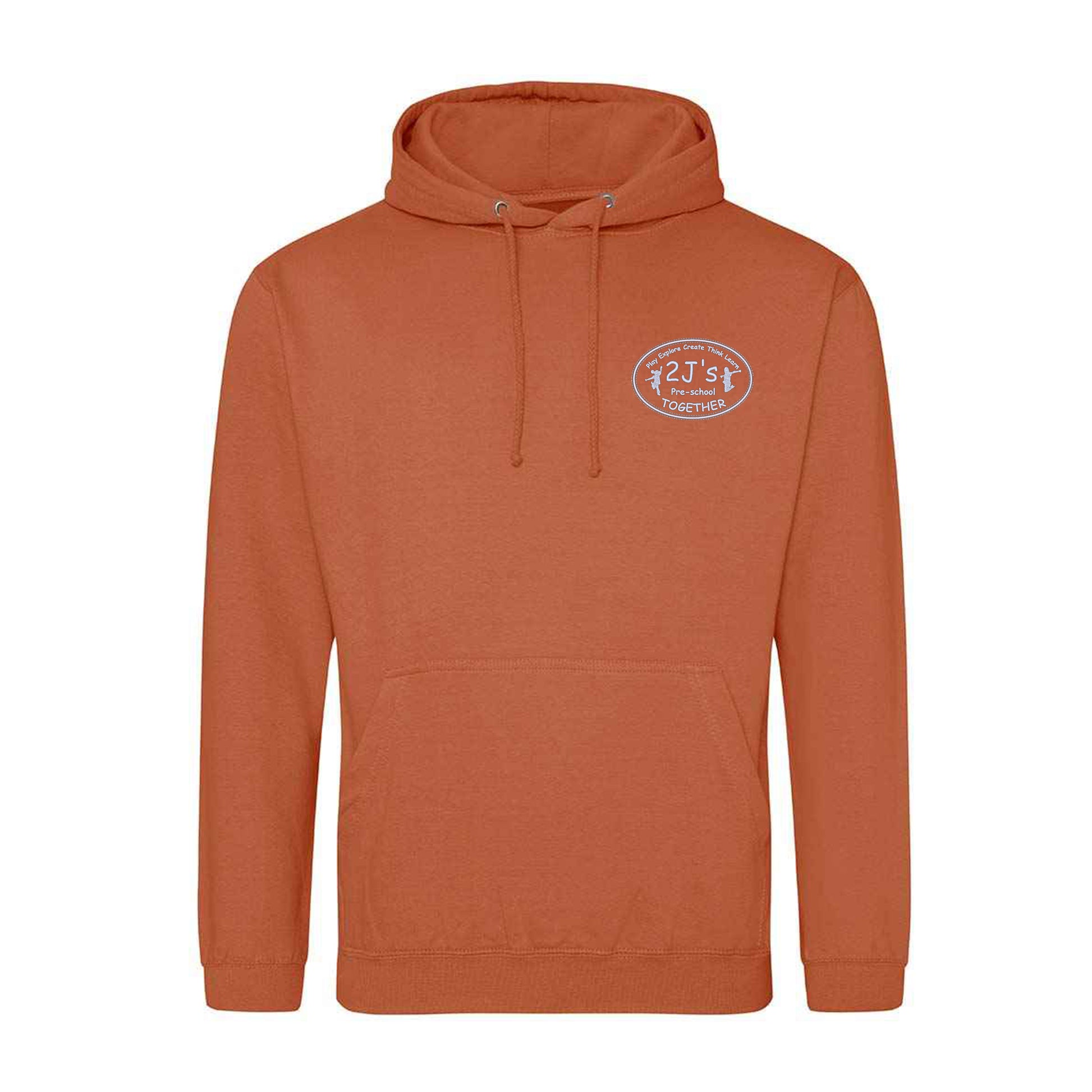 dark orange hoodie