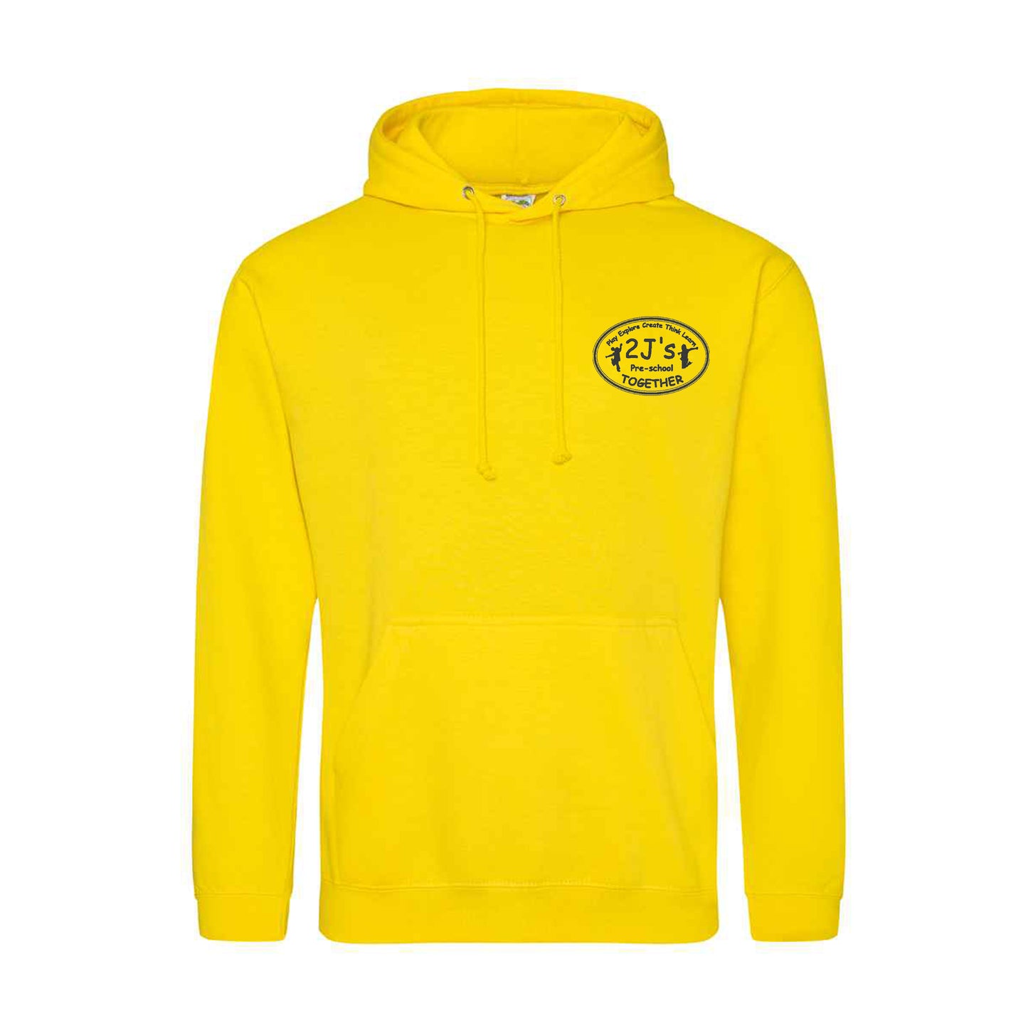 bright yellow hoodie