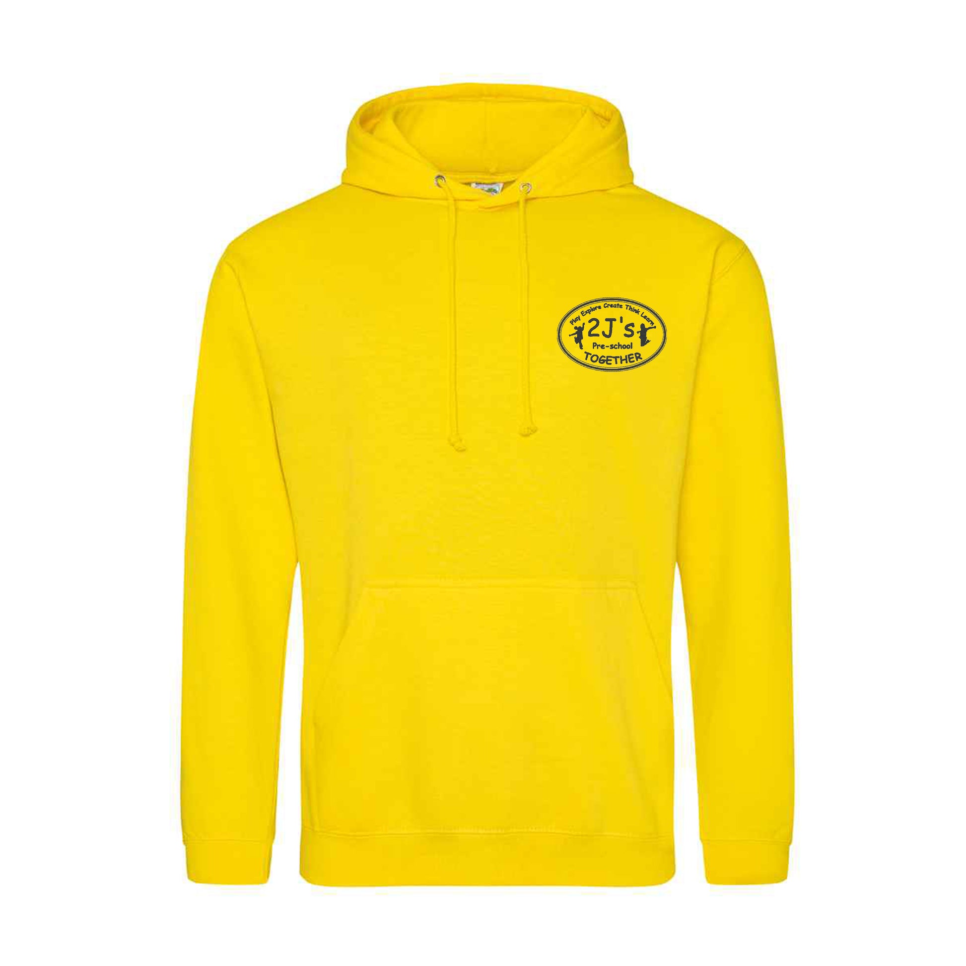 bright yellow hoodie