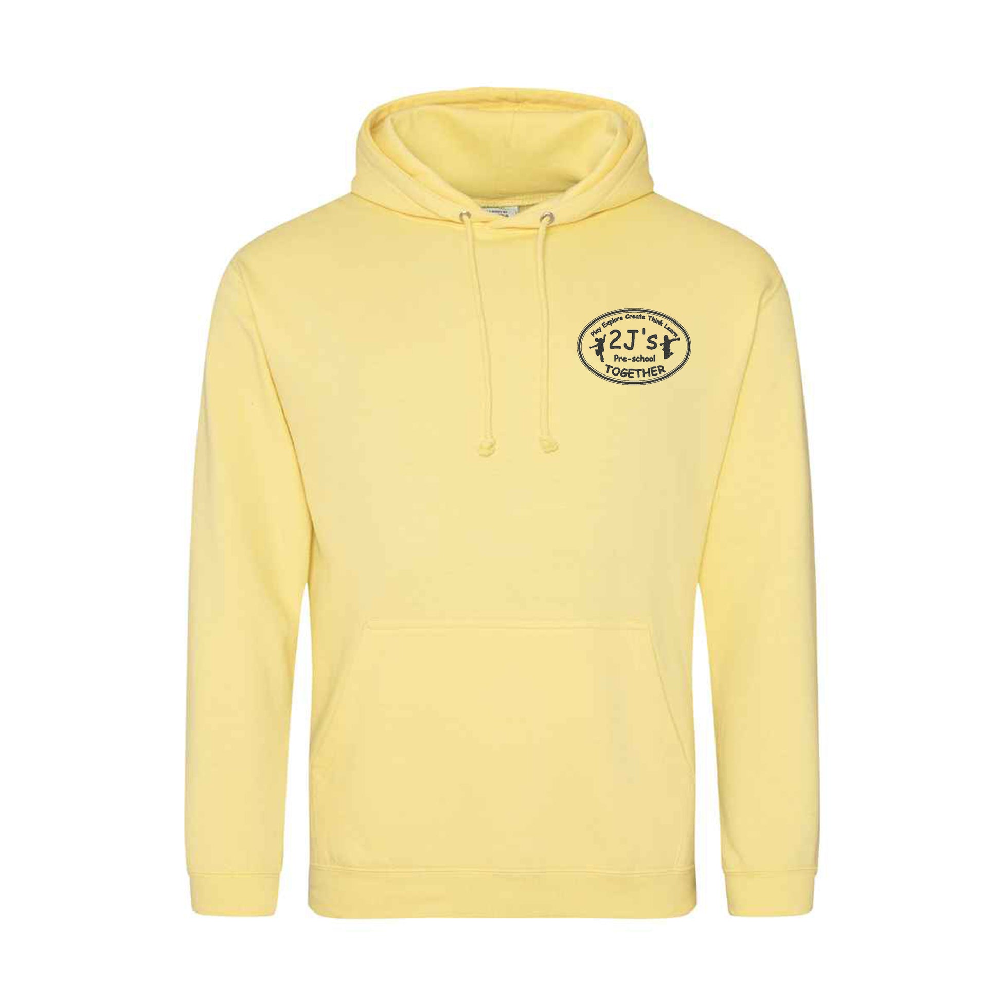 pastel yellow hoodie