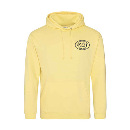pastel yellow hoodie