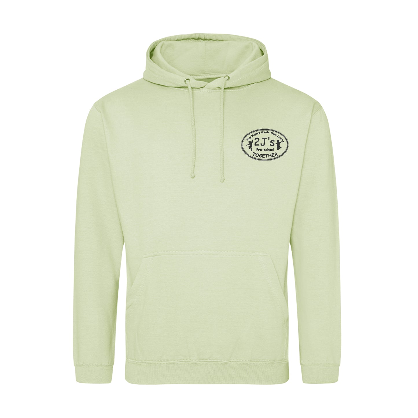pastel green hoodie