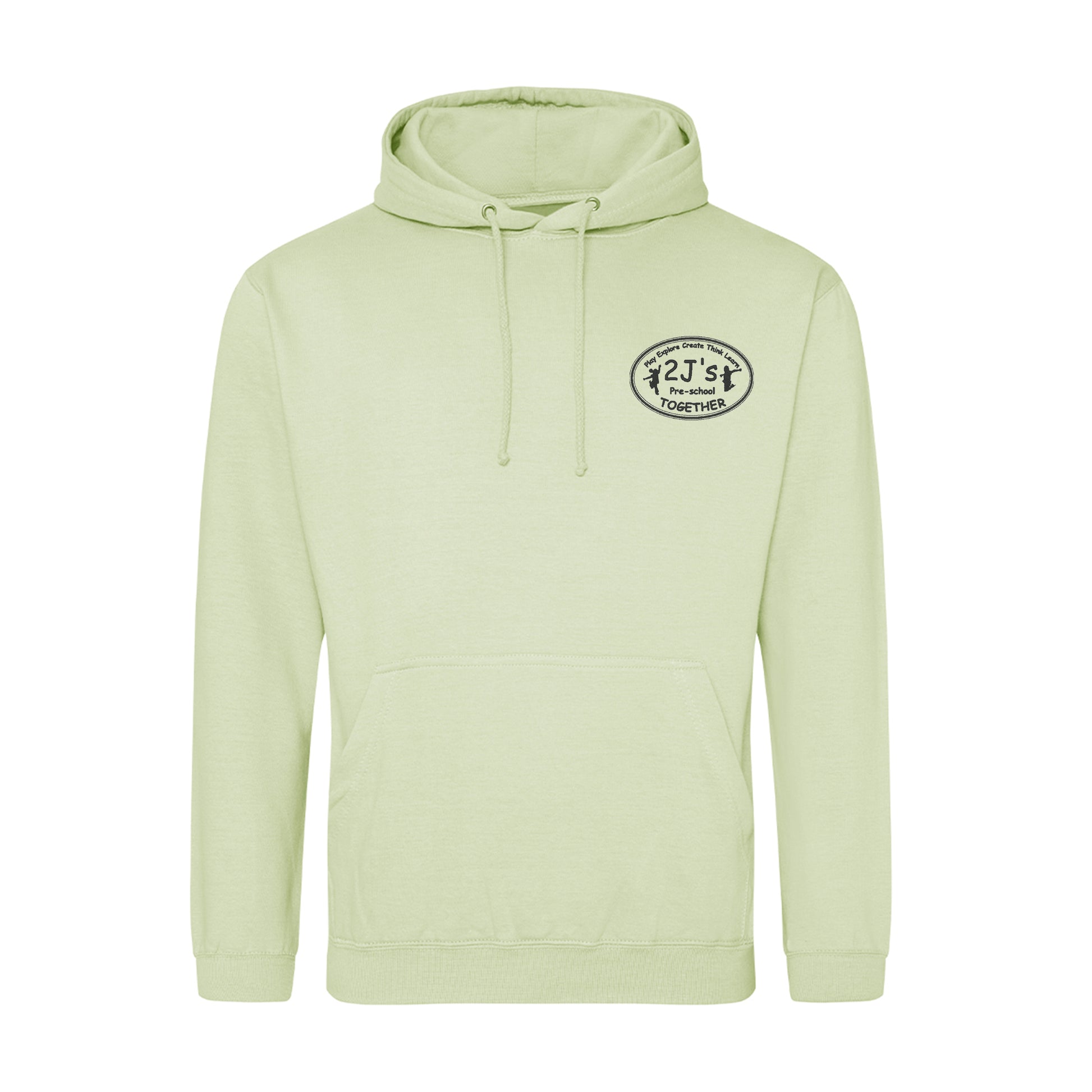pastel green hoodie
