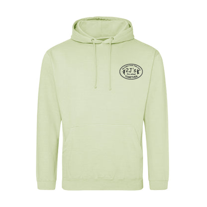 pastel green hoodie