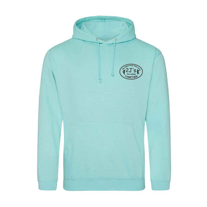 pastel blue hoodie