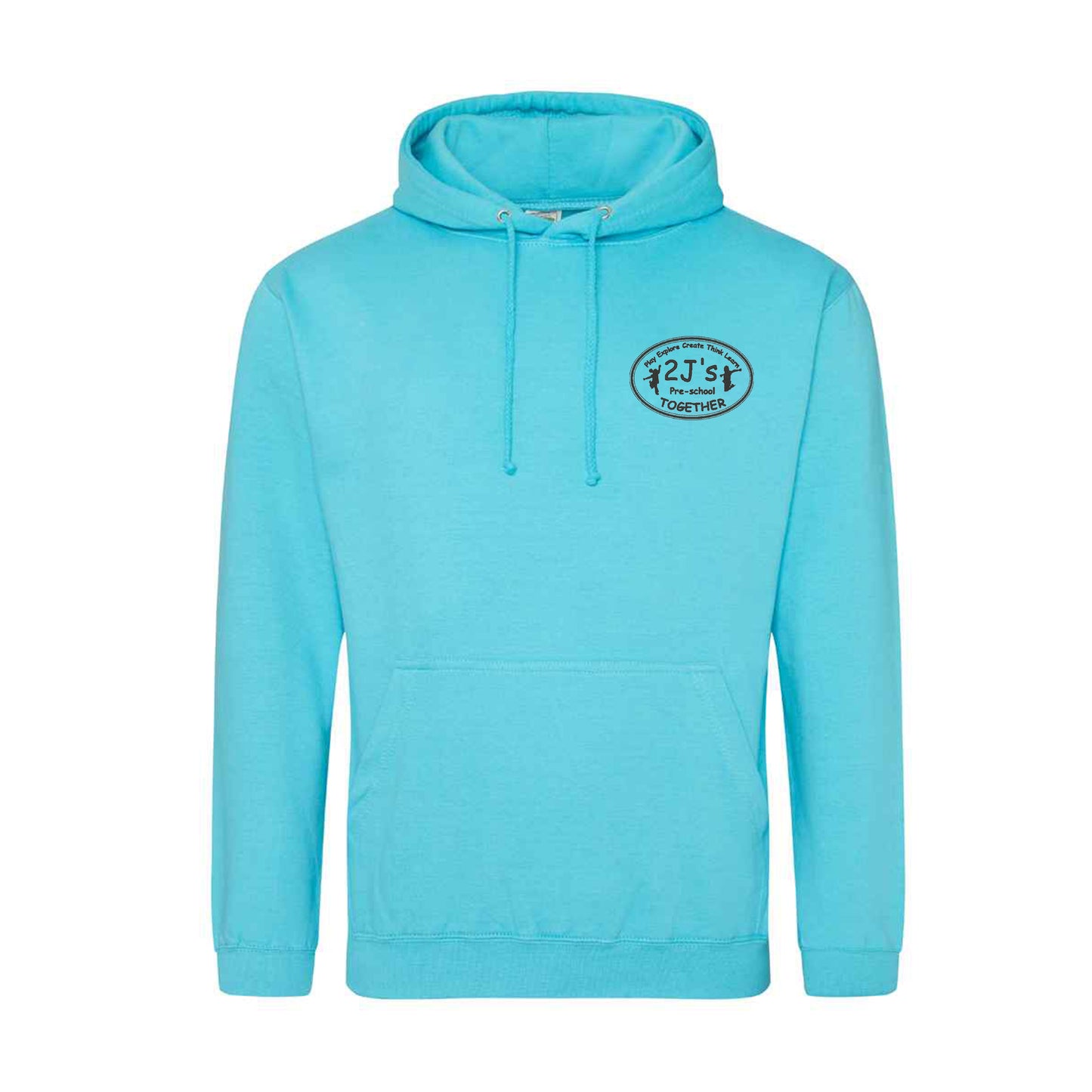 turquoise hoodie