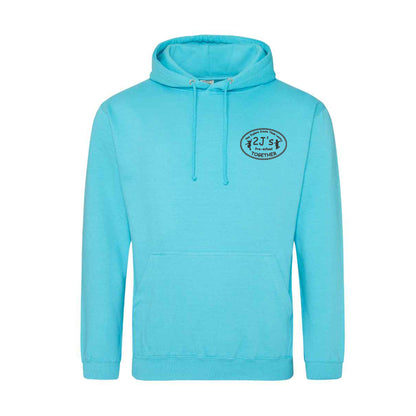 turquoise hoodie