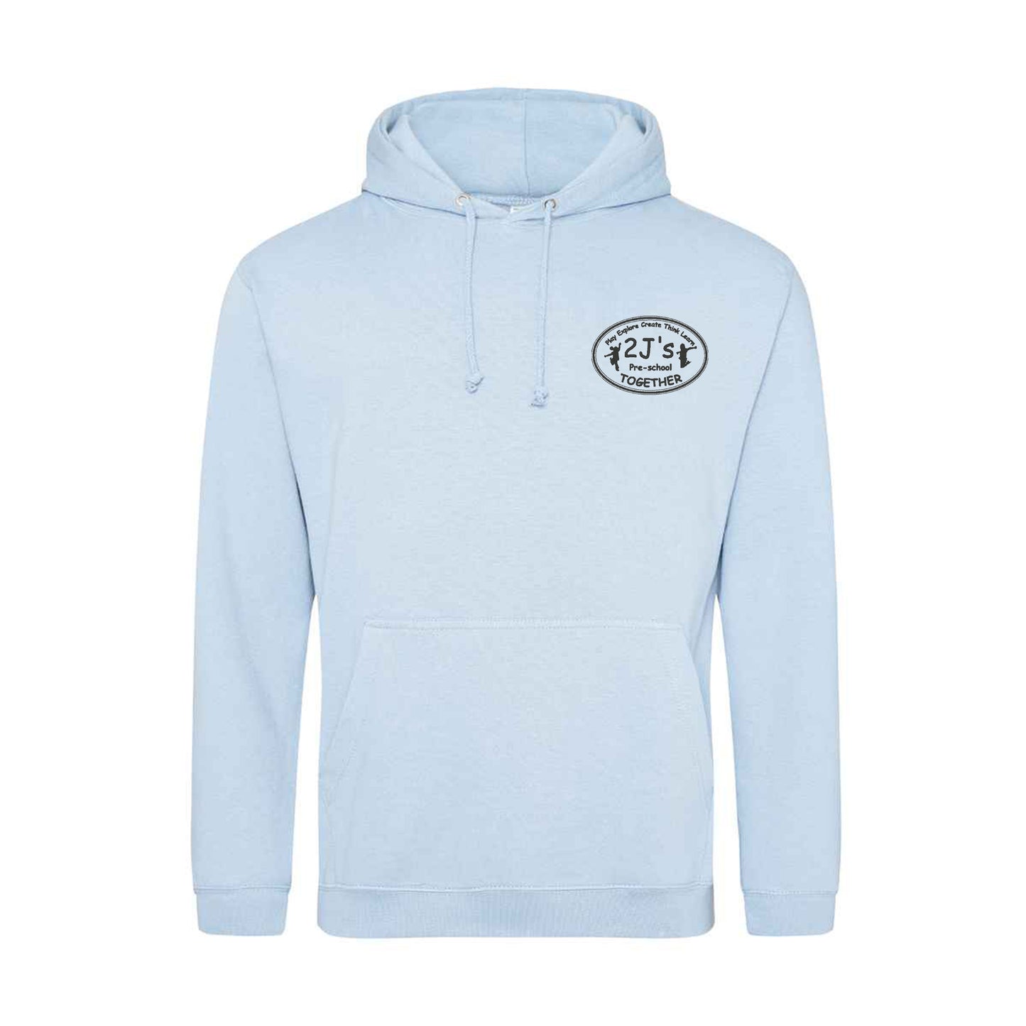 sky blue hoodie