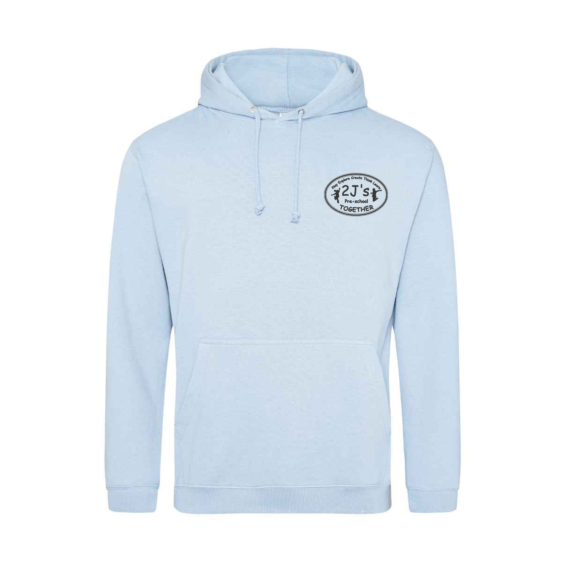 sky blue hoodie