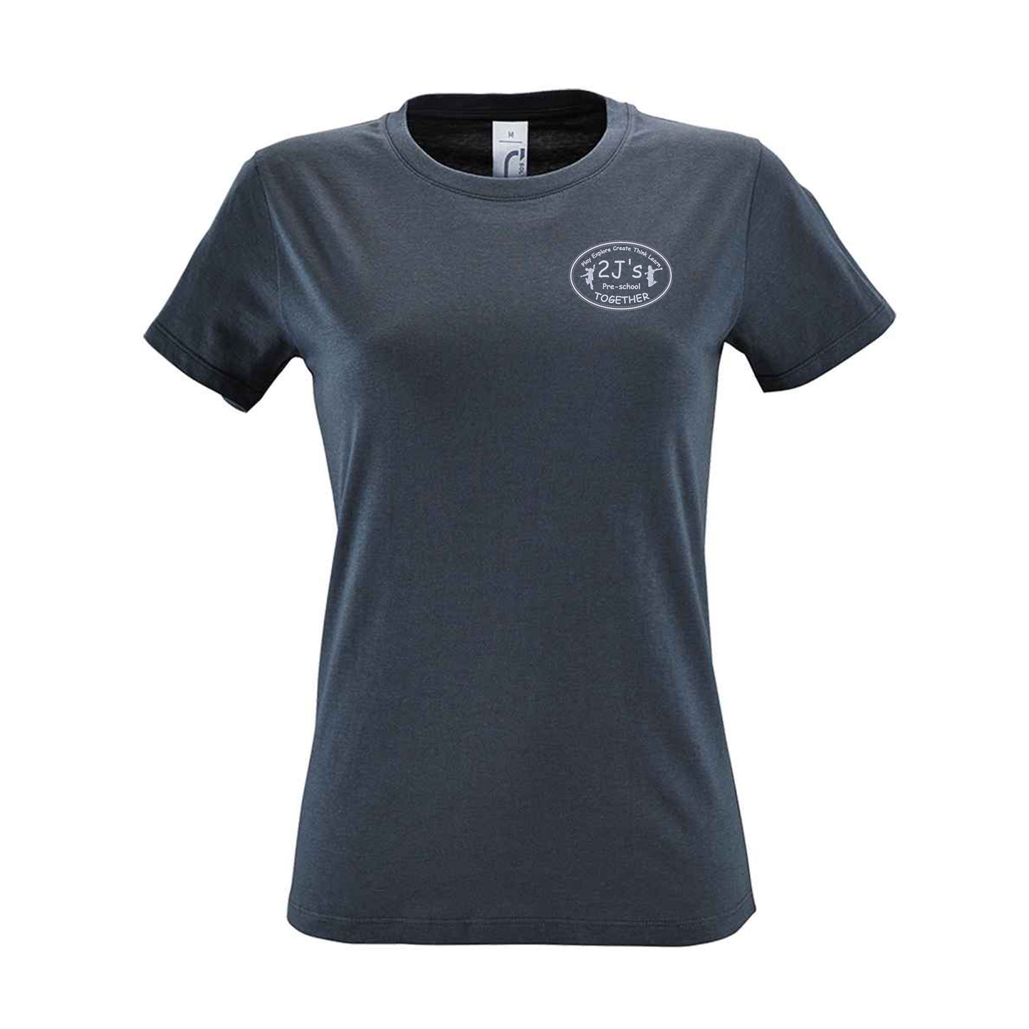 blue grey top