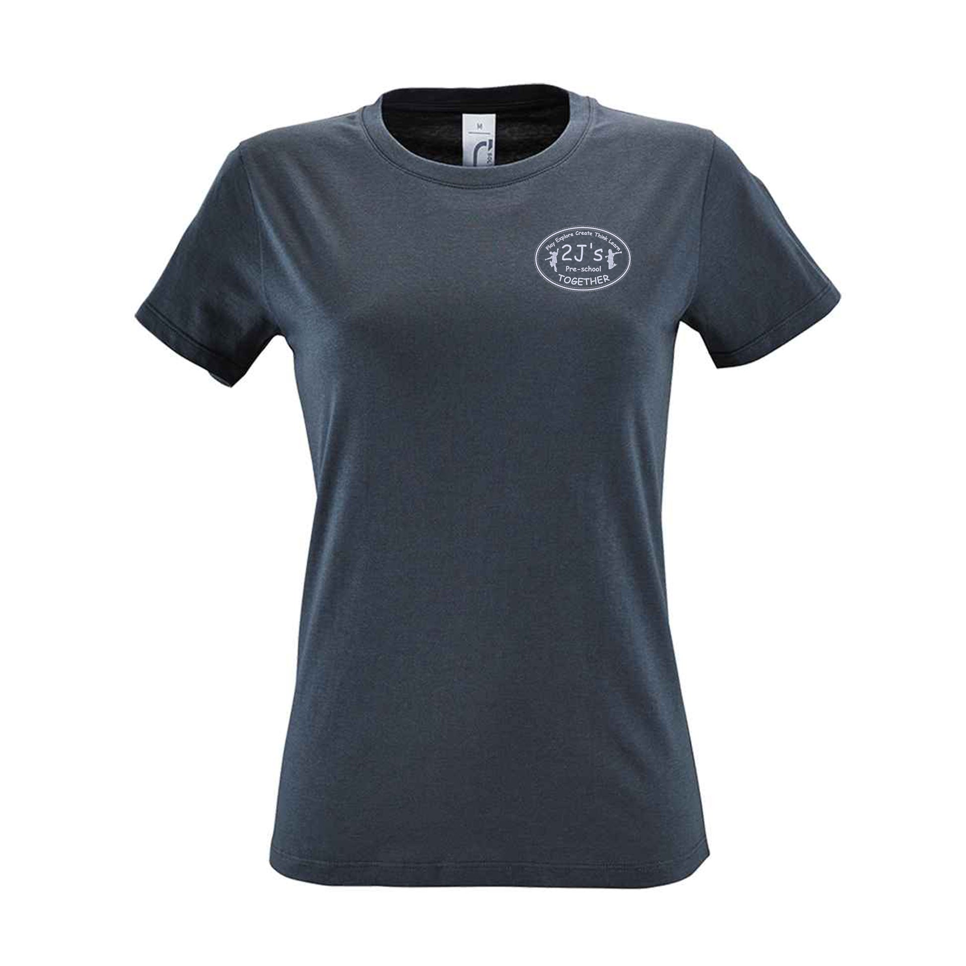 blue grey top
