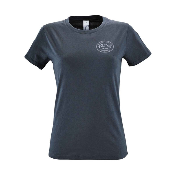 blue grey top