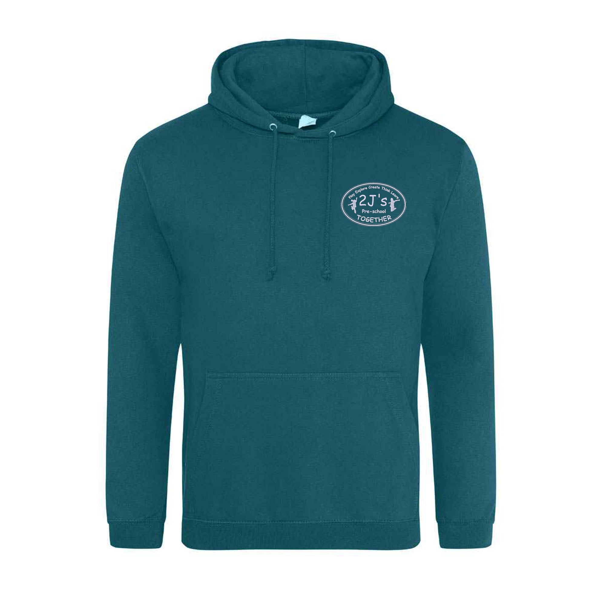 dark blue green hoodie