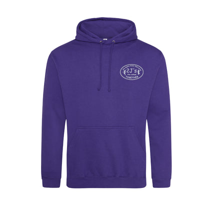 violet hoodie