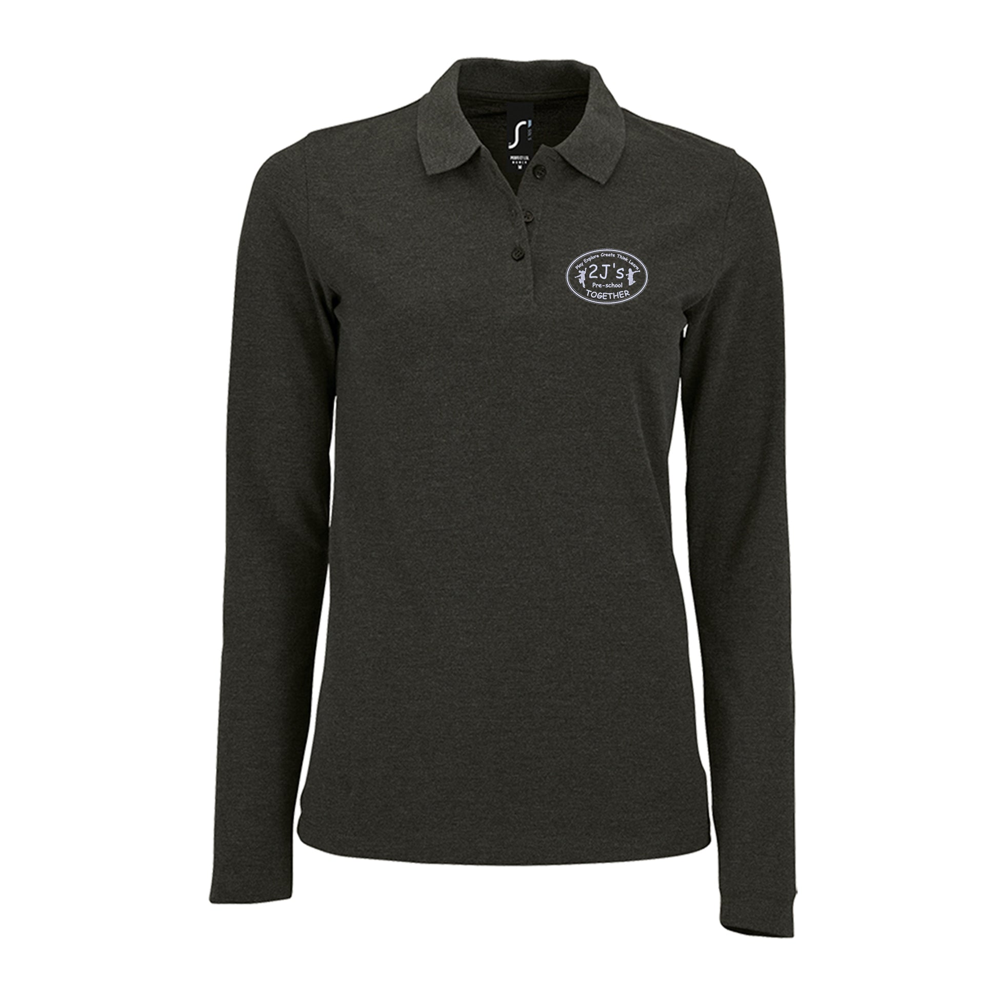 dark grey polo