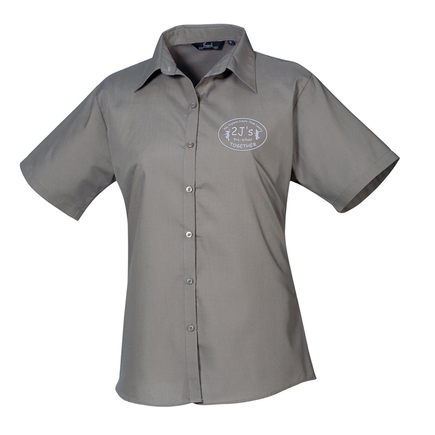 dark grey shirt