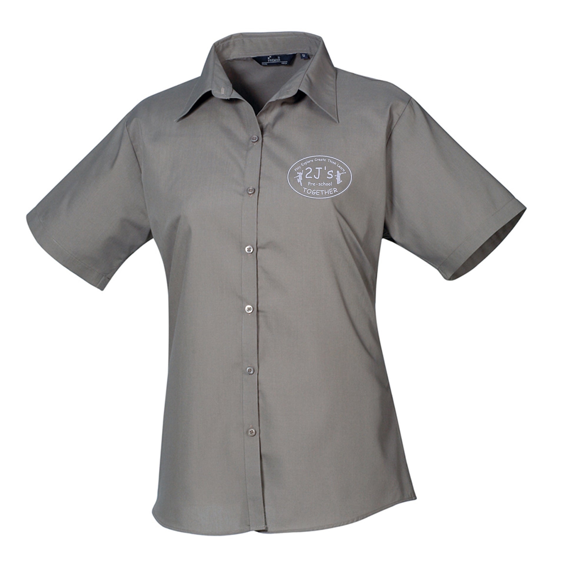 dark grey shirt