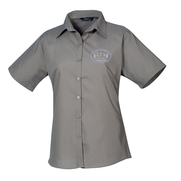 dark grey shirt