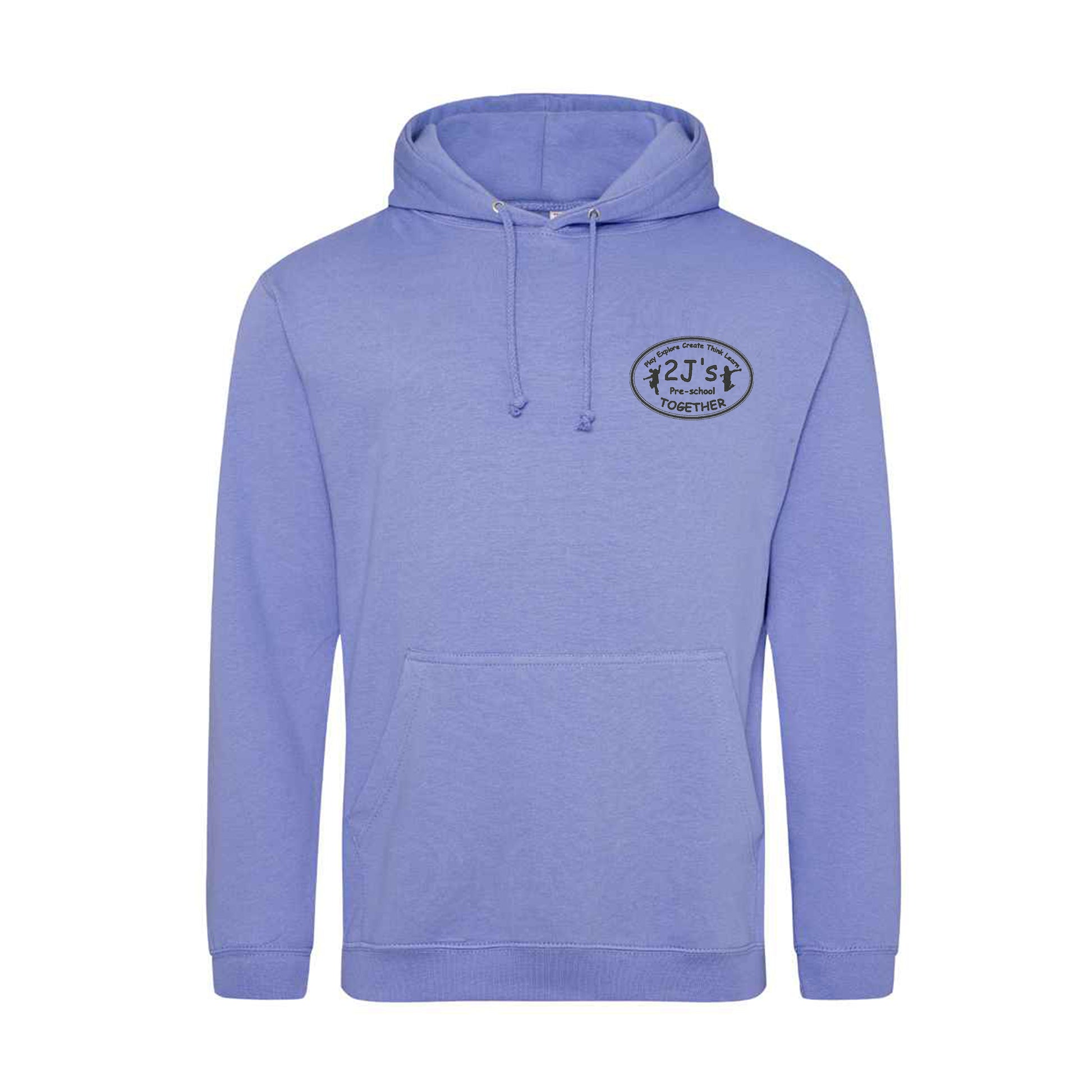 bright violet hoodie