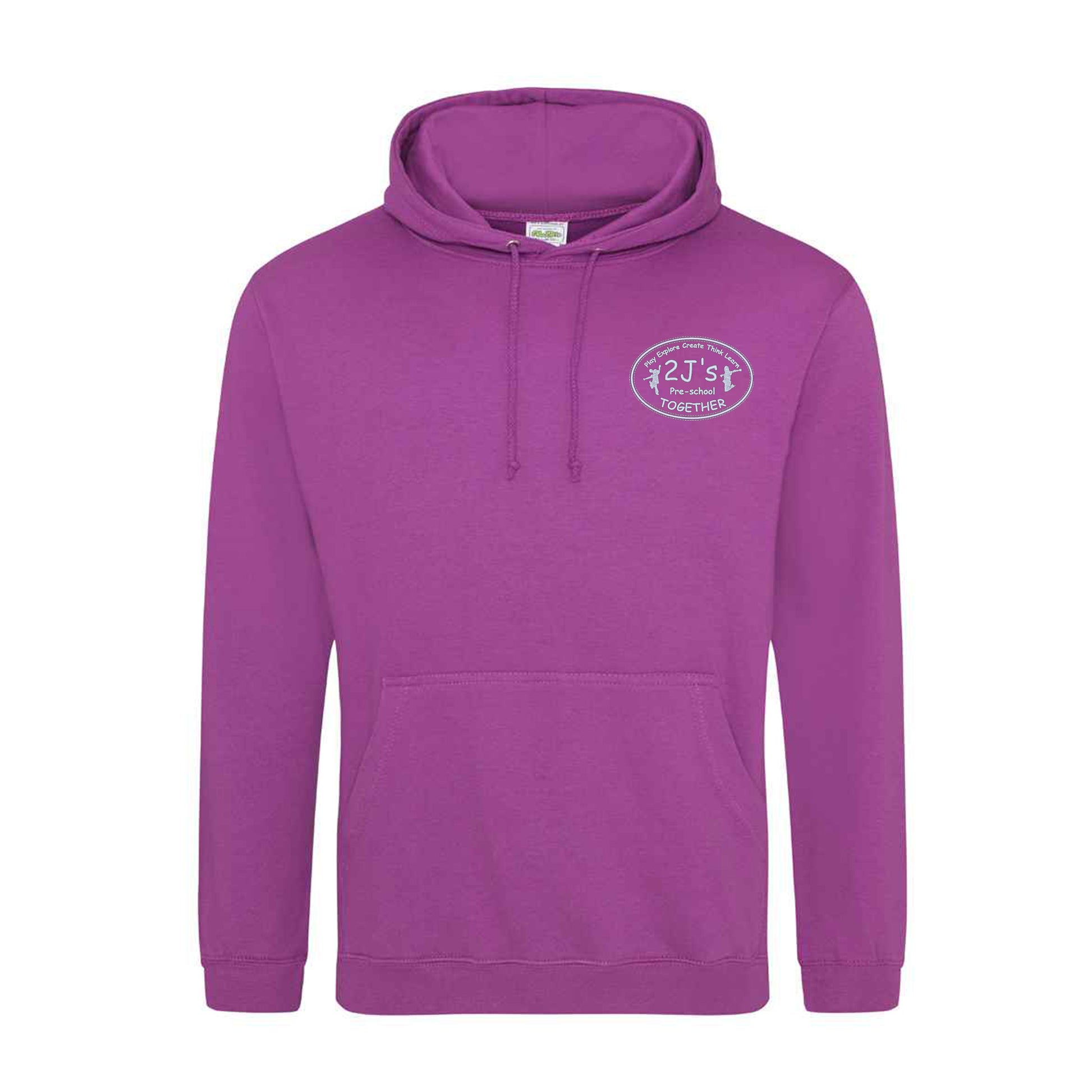 magenta hoodie