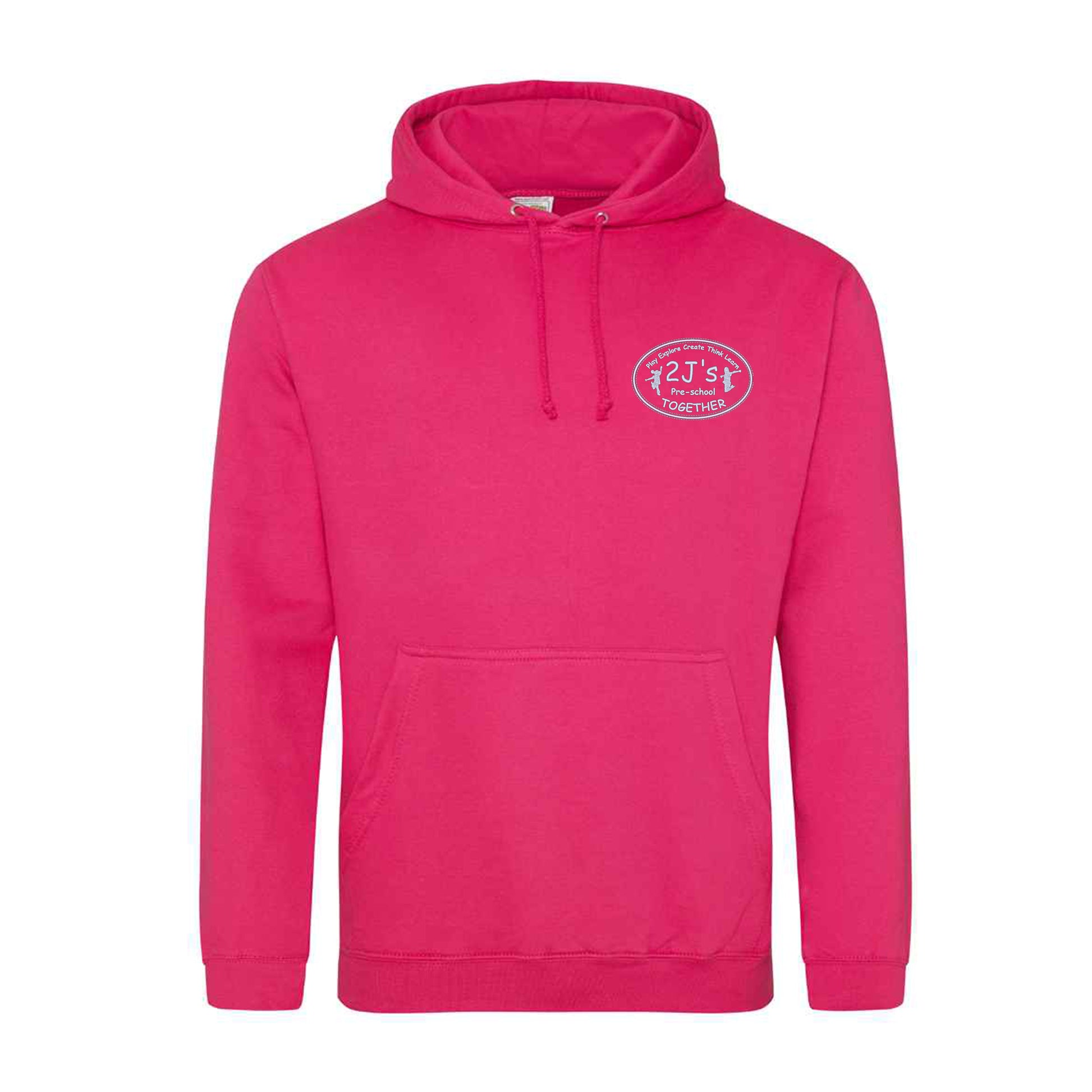 hot pink hoodie