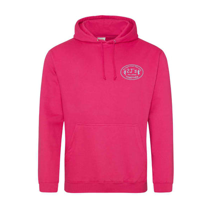 hot pink hoodie