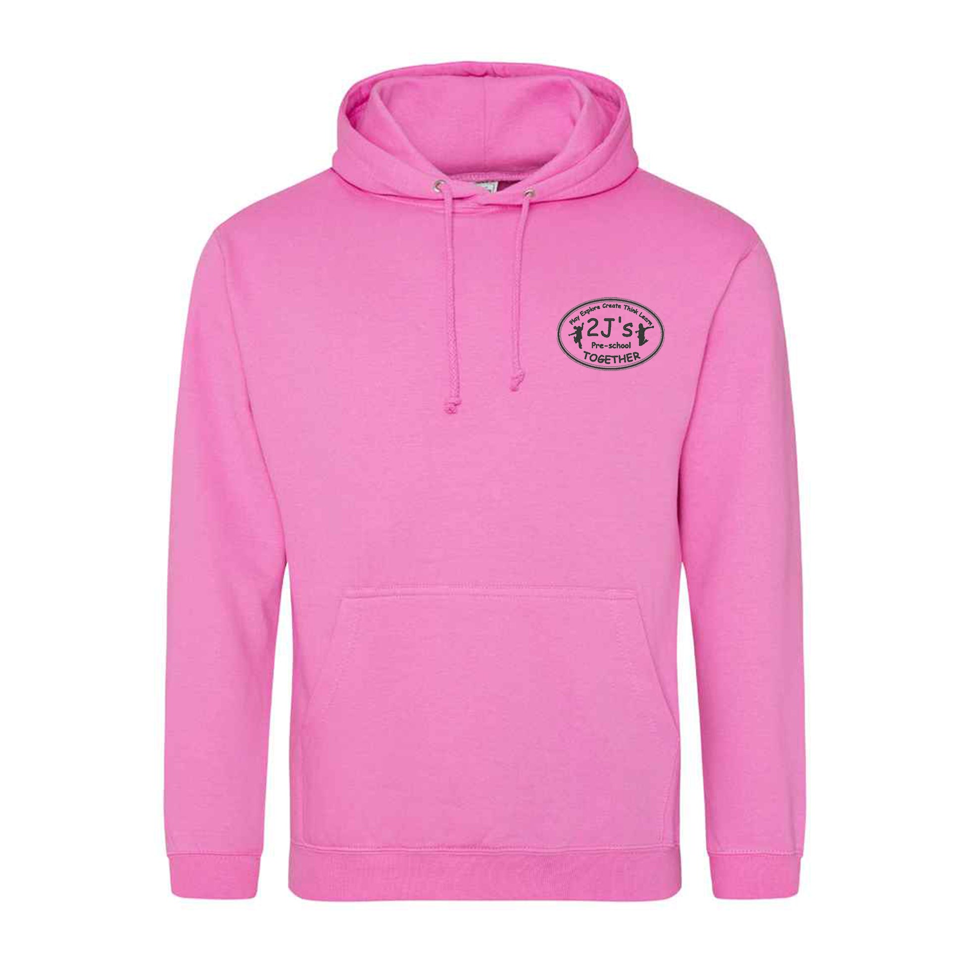 pink hoodie