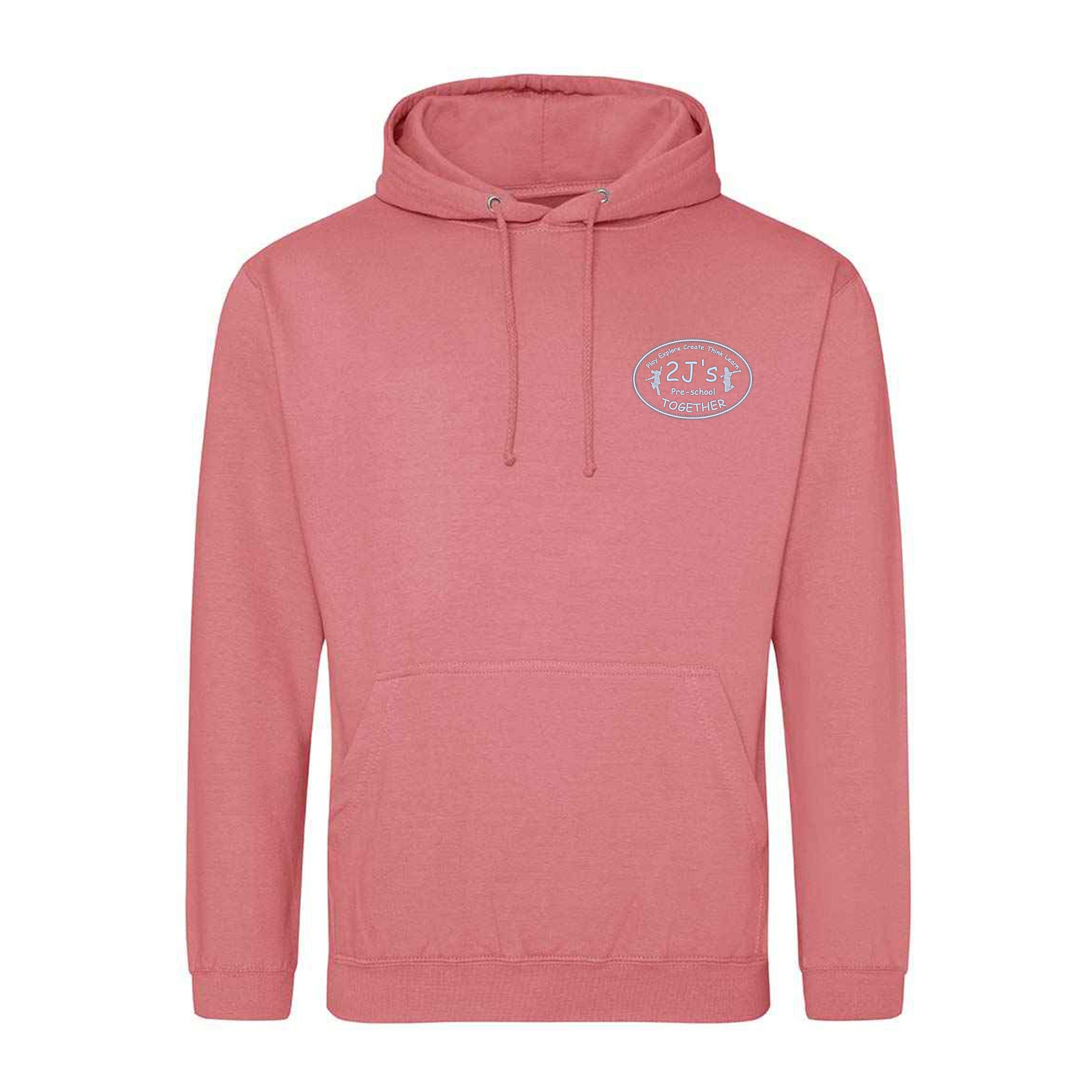 dusty rose hoodie