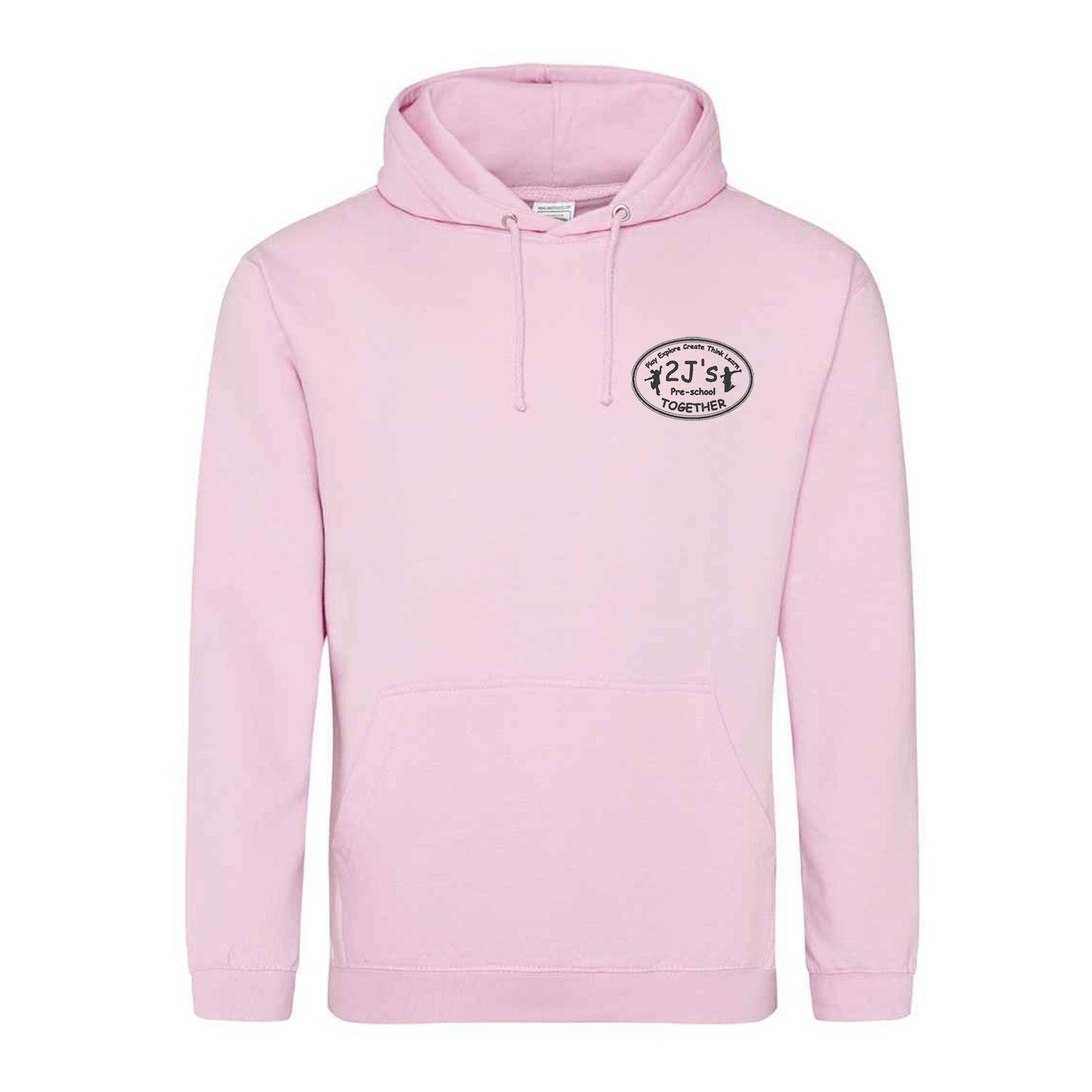 baby pink hoodie