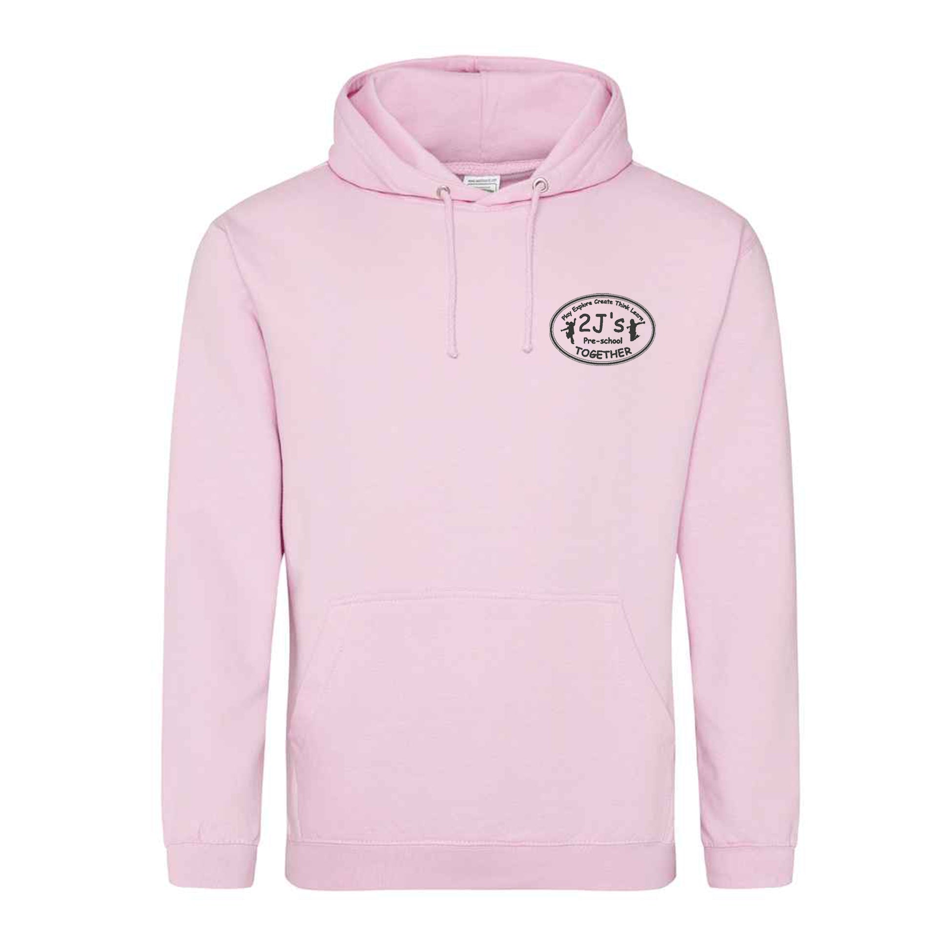 baby pink hoodie