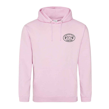 baby pink hoodie