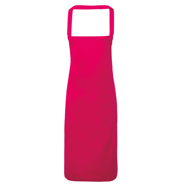 hot pink organic apron