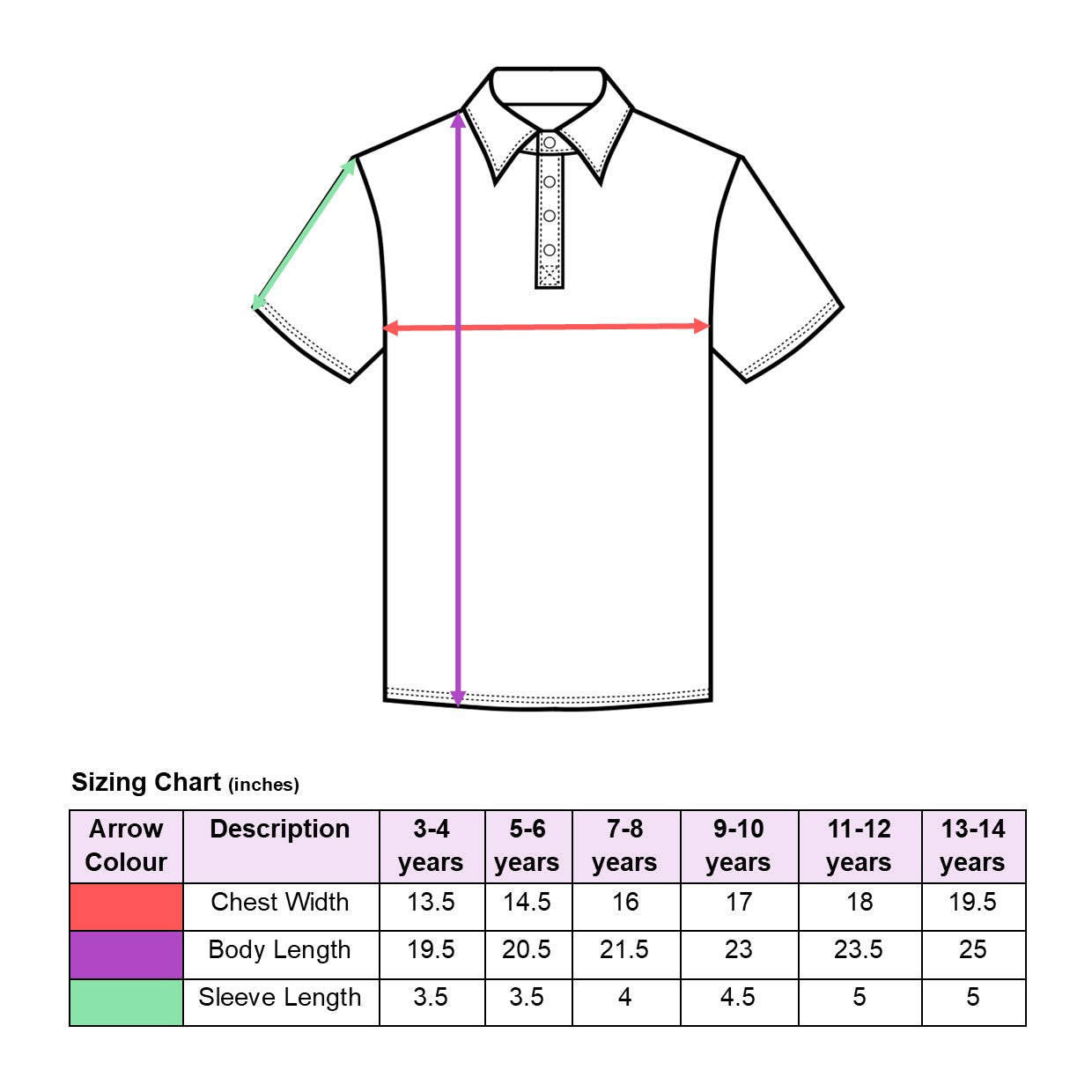 sizing chart