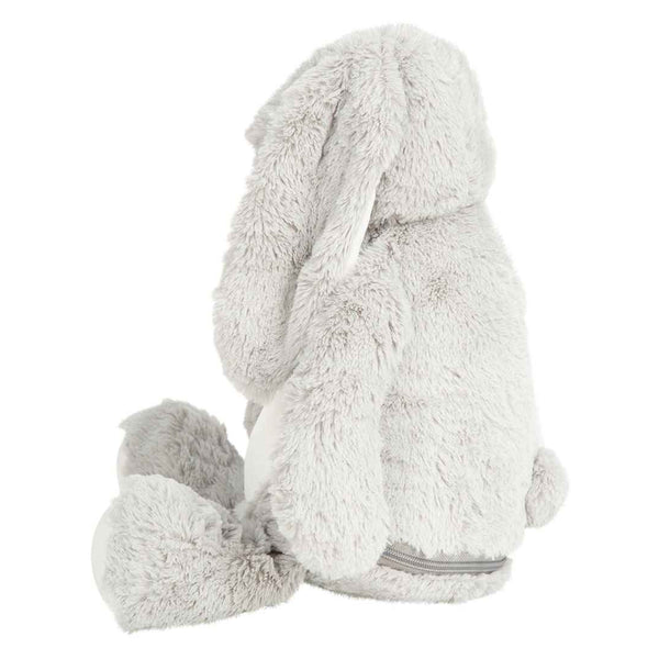 grey bunny side