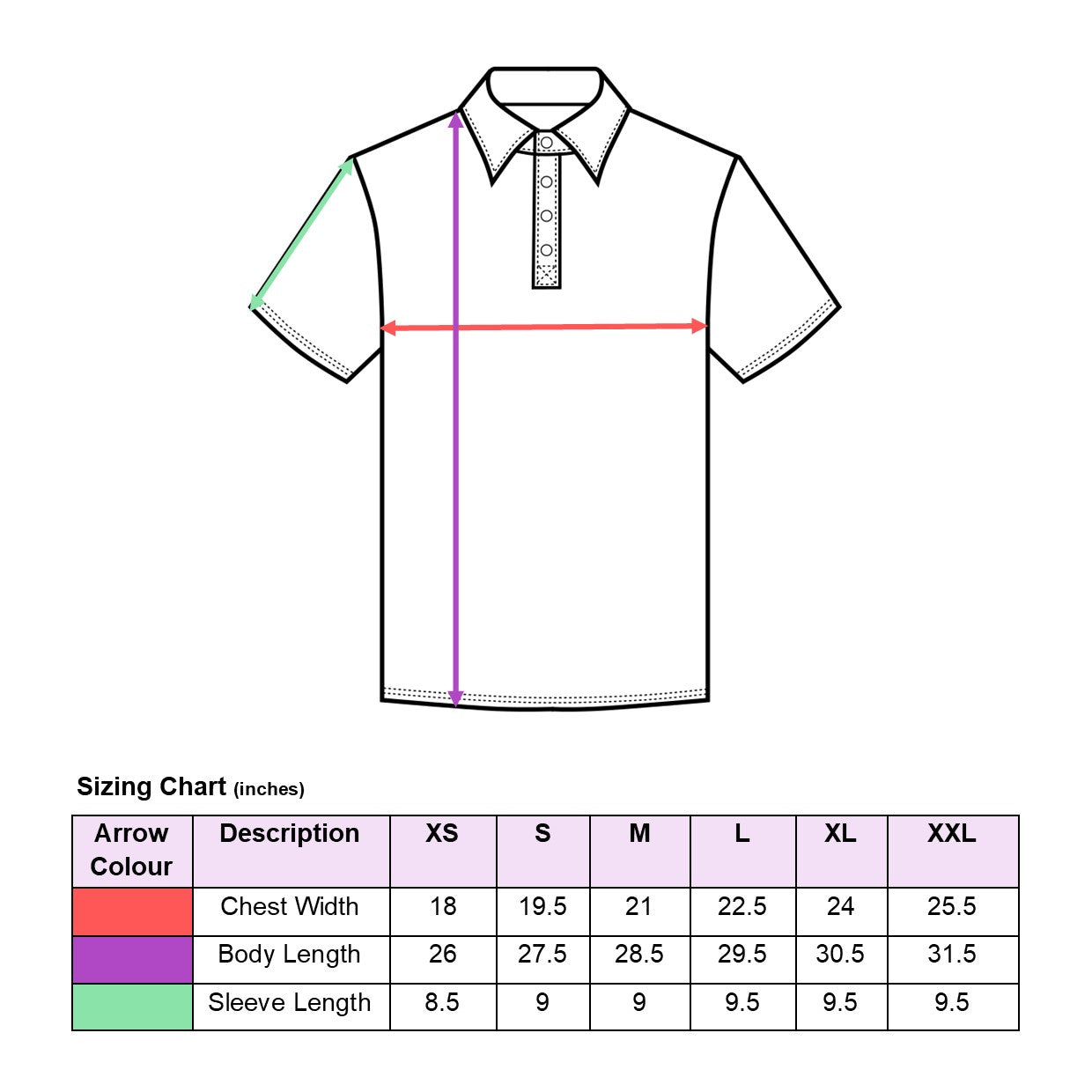 sizing chart
