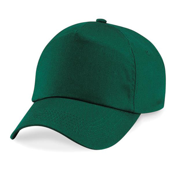 dark green cap