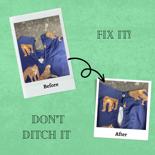 Fix it, Don't ditch it- Alterations and Repairs Quote