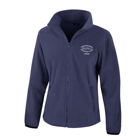 Women's fleece with embroidered logo