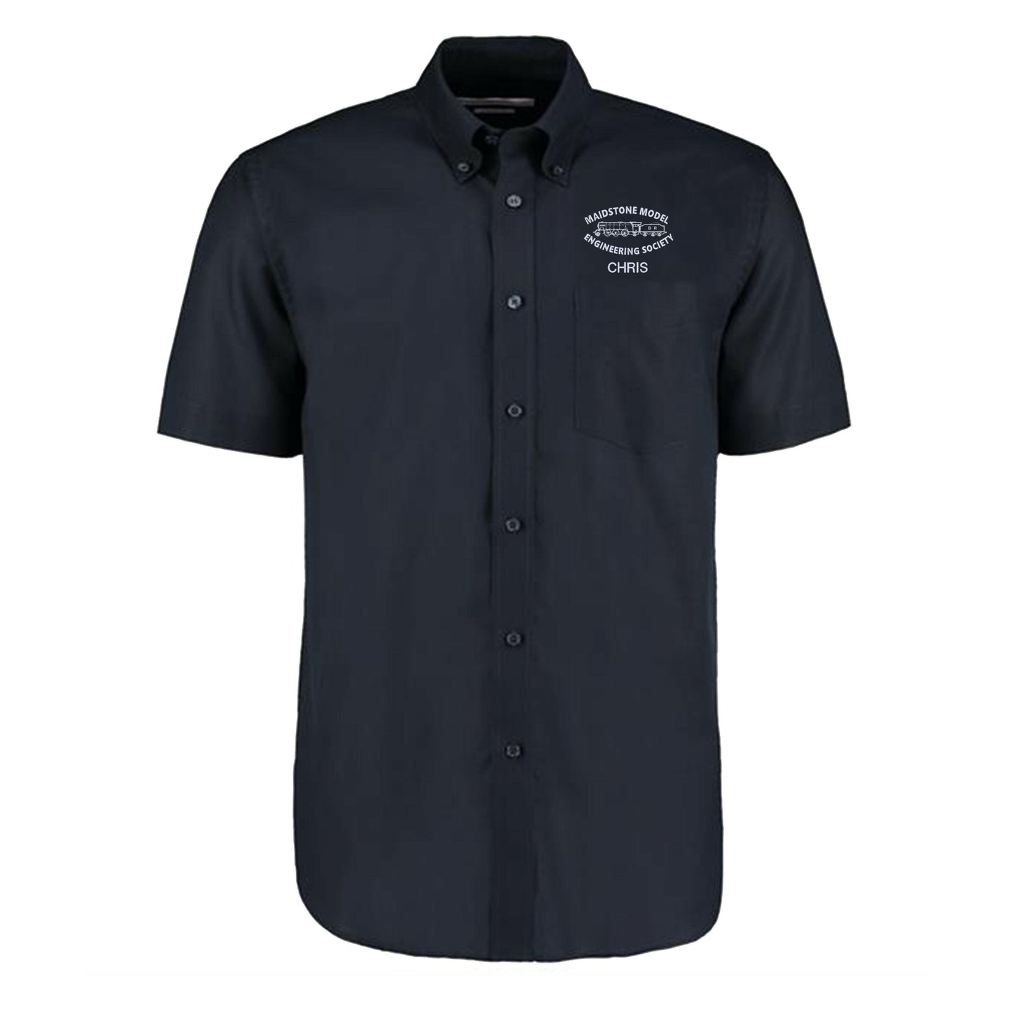 Men's shirt with embroidered logo