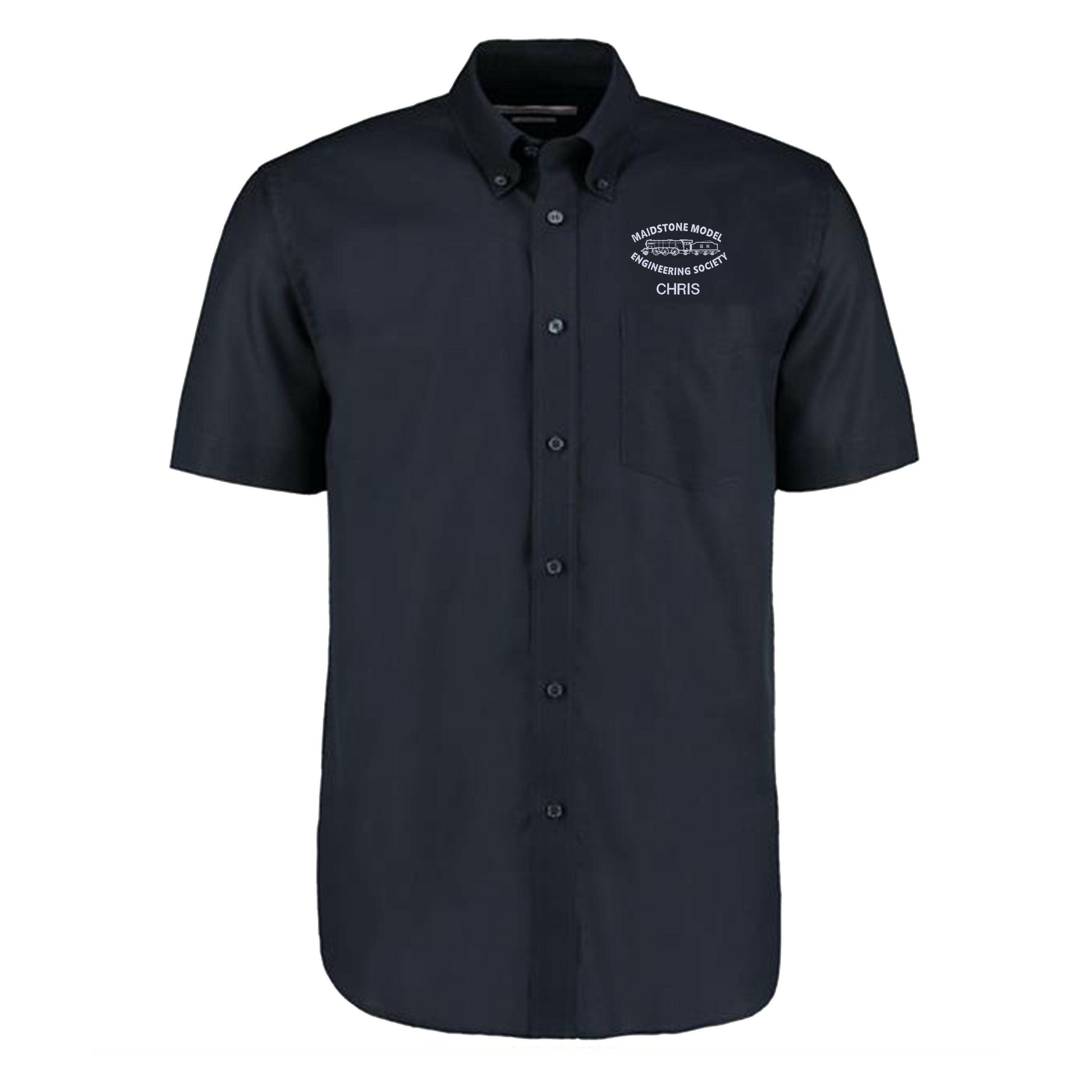 Men's shirt with embroidered logo