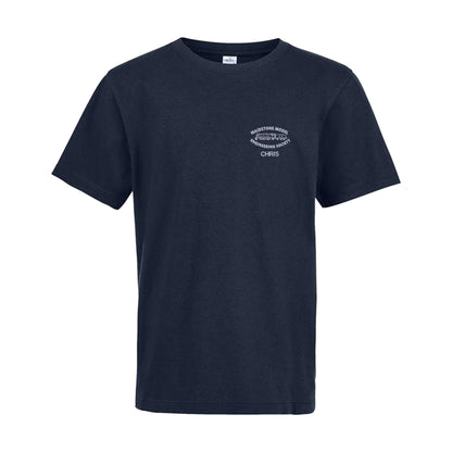Kid's top with embroidered logo