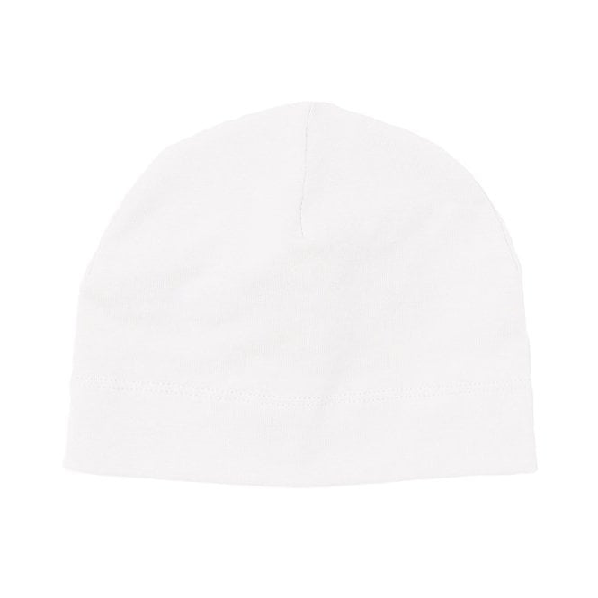 White baby beanie