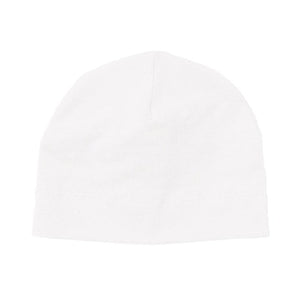 White baby beanie